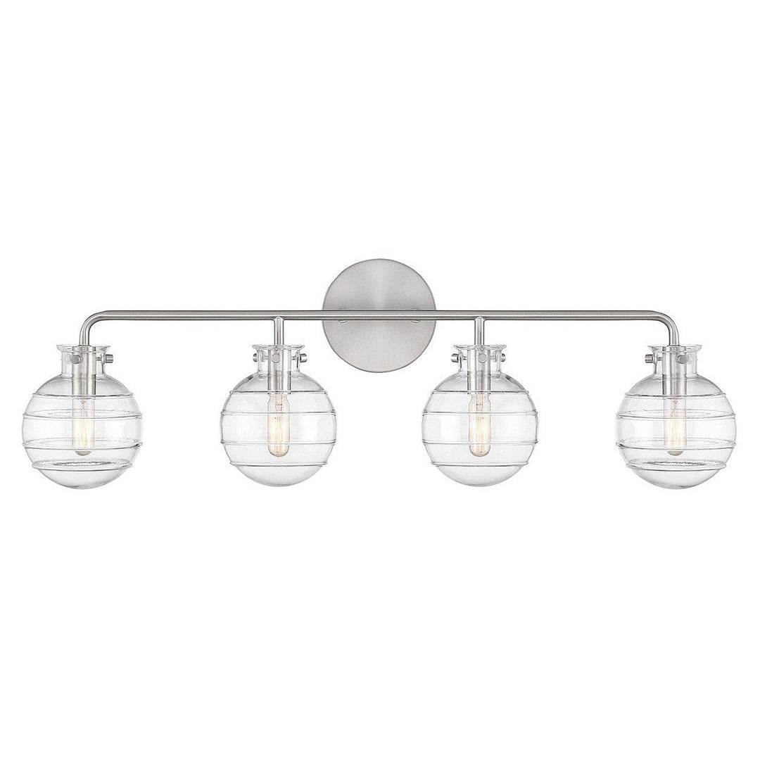 Savoy House Mason 8-4300-4-SN Bath Vanity Light 31 in. wide - Satin Nickel