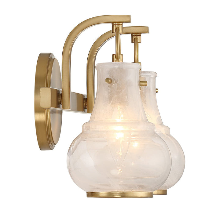 Savoy House Adams 8-4417-2-322 Bath Vanity Light 16 in. wide - Warm Brass