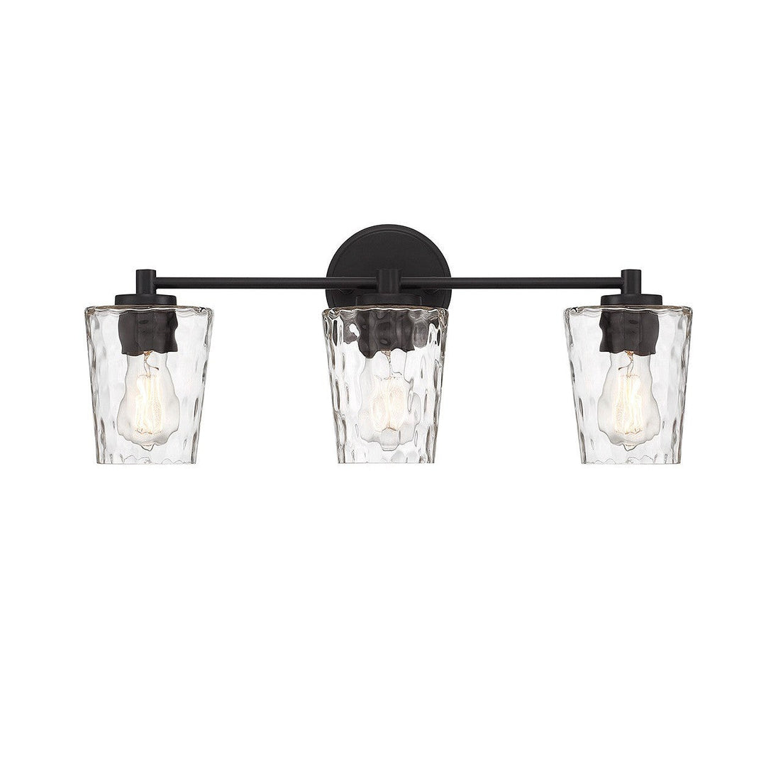Savoy House Ballas 8-5606-3-BK Bath Vanity Light 24 in. wide - Matte Black