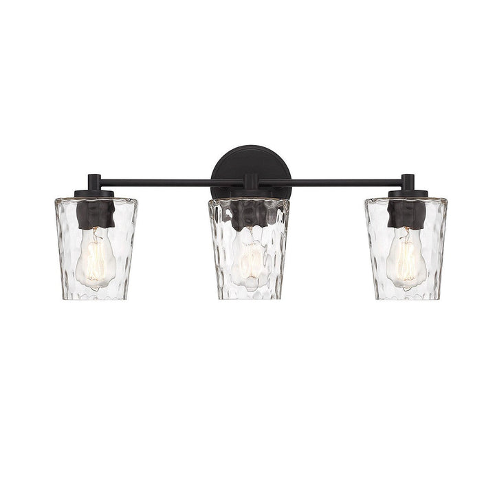 Savoy House Ballas 8-5606-3-BK Bath Vanity Light 24 in. wide - Matte Black