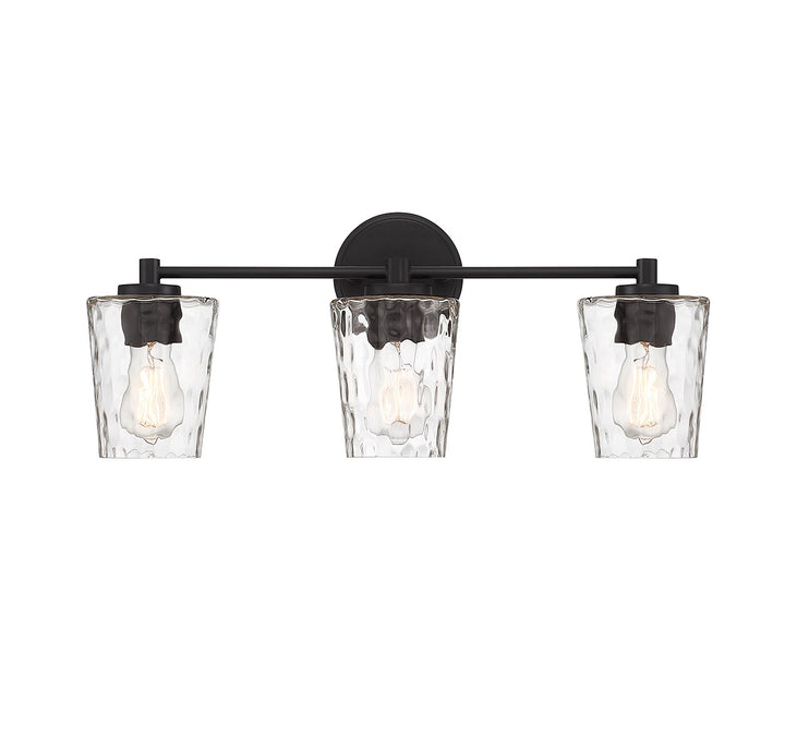Savoy House Ballas 8-5606-3-BK Bath Vanity Light 24 in. wide - Matte Black