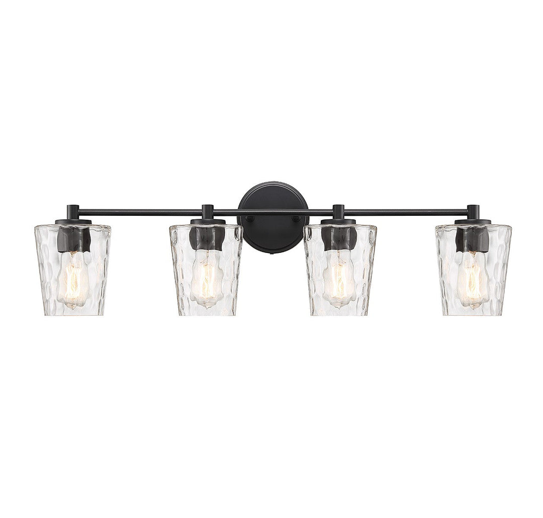 Savoy House Ballas 8-5606-4-BK Bath Vanity Light 32 in. wide - Matte Black