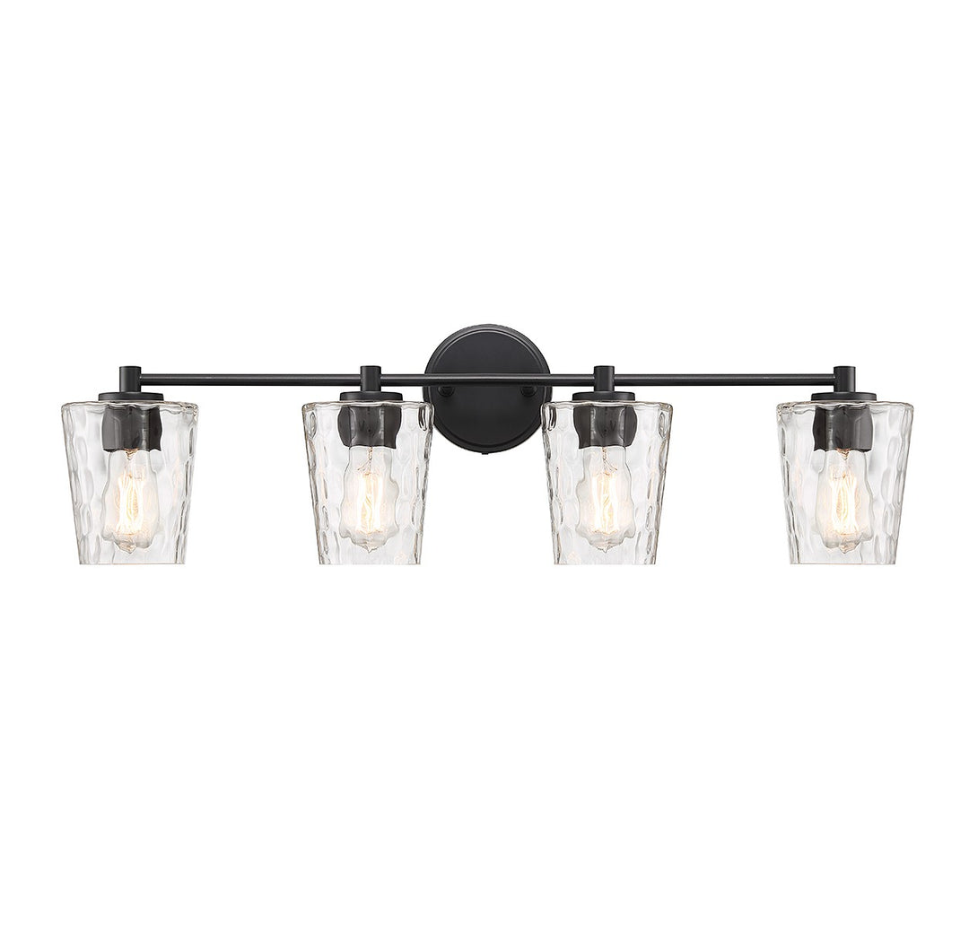 Savoy House Ballas 8-5606-4-BK Bath Vanity Light 32 in. wide - Matte Black