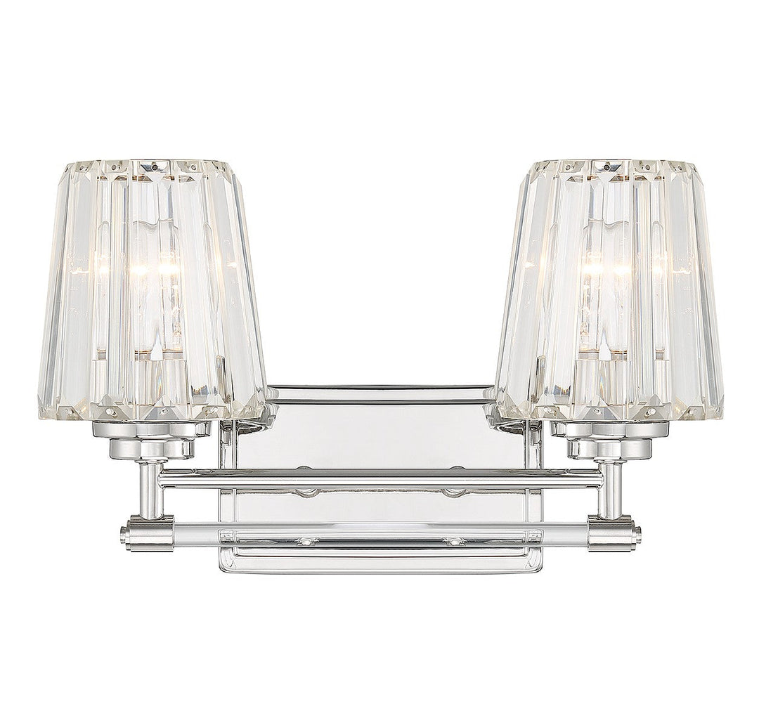 Savoy House Garnet 8-6001-2-109 Bath Vanity Light 16 in. wide - Polished Nickel