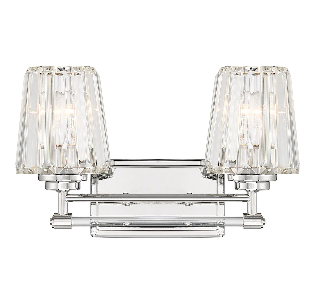 Savoy House Garnet 8-6001-2-109 Bath Vanity Light 16 in. wide - Polished Nickel