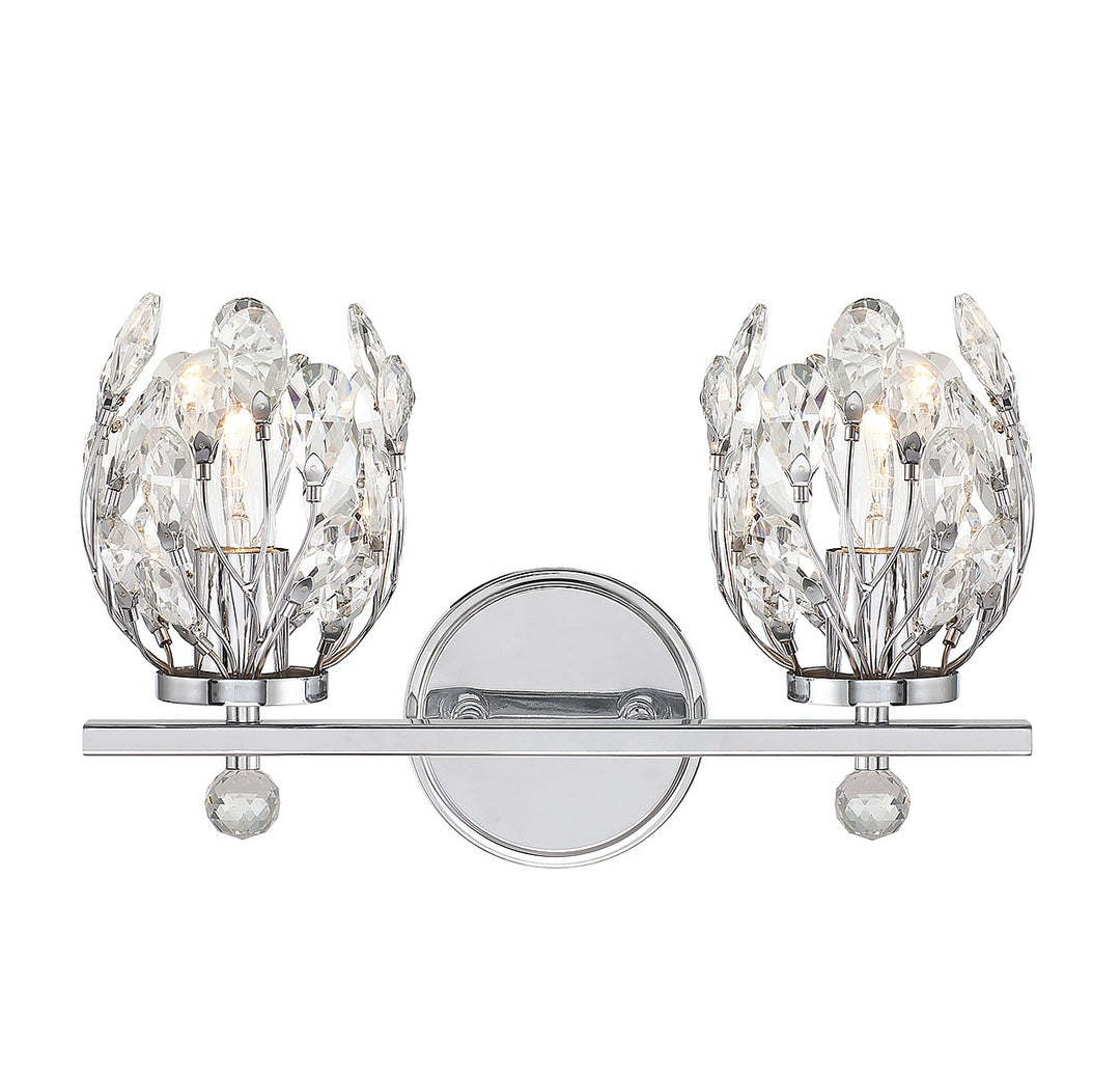 Savoy House Moreno 8-6601-2-11 Bath Vanity Light 16 in. wide - Chrome