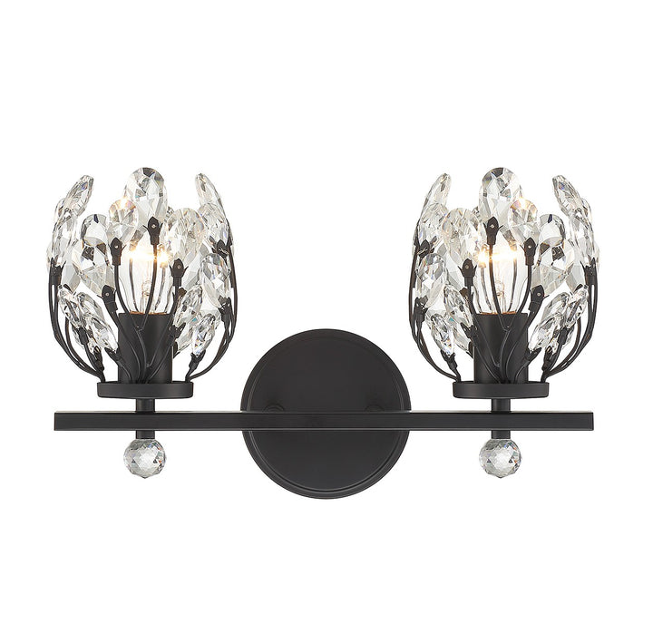 Savoy House Moreno 8-6601-2-BK Bath Vanity Light 16 in. wide - Matte Black