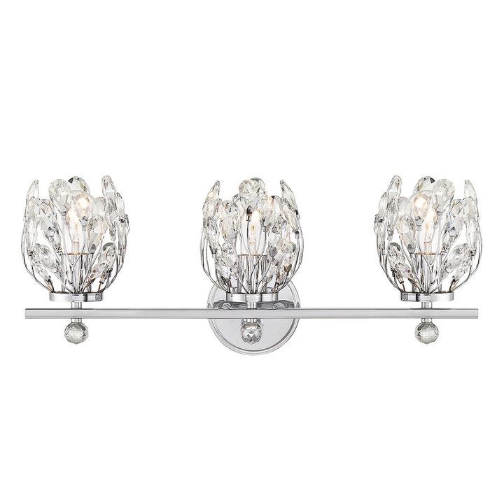 Savoy House Moreno 8-6601-3-11 Bath Vanity Light 24 in. wide - Chrome