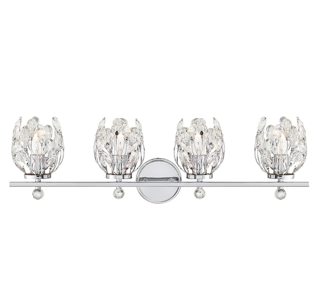 Savoy House Moreno 8-6601-4-11 Bath Vanity Light 31 in. wide - Chrome