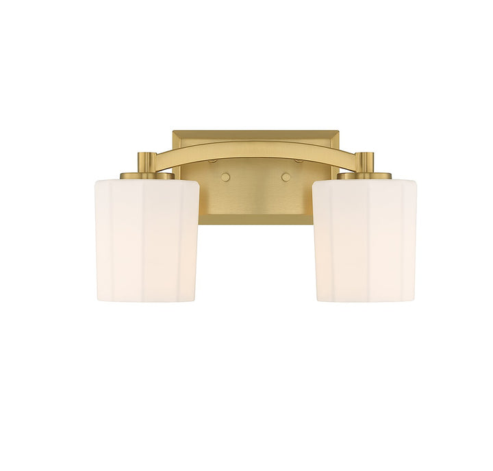 Savoy House Whitney 8-7710-2-322 Bath Vanity Light 14 in. wide - Warm Brass