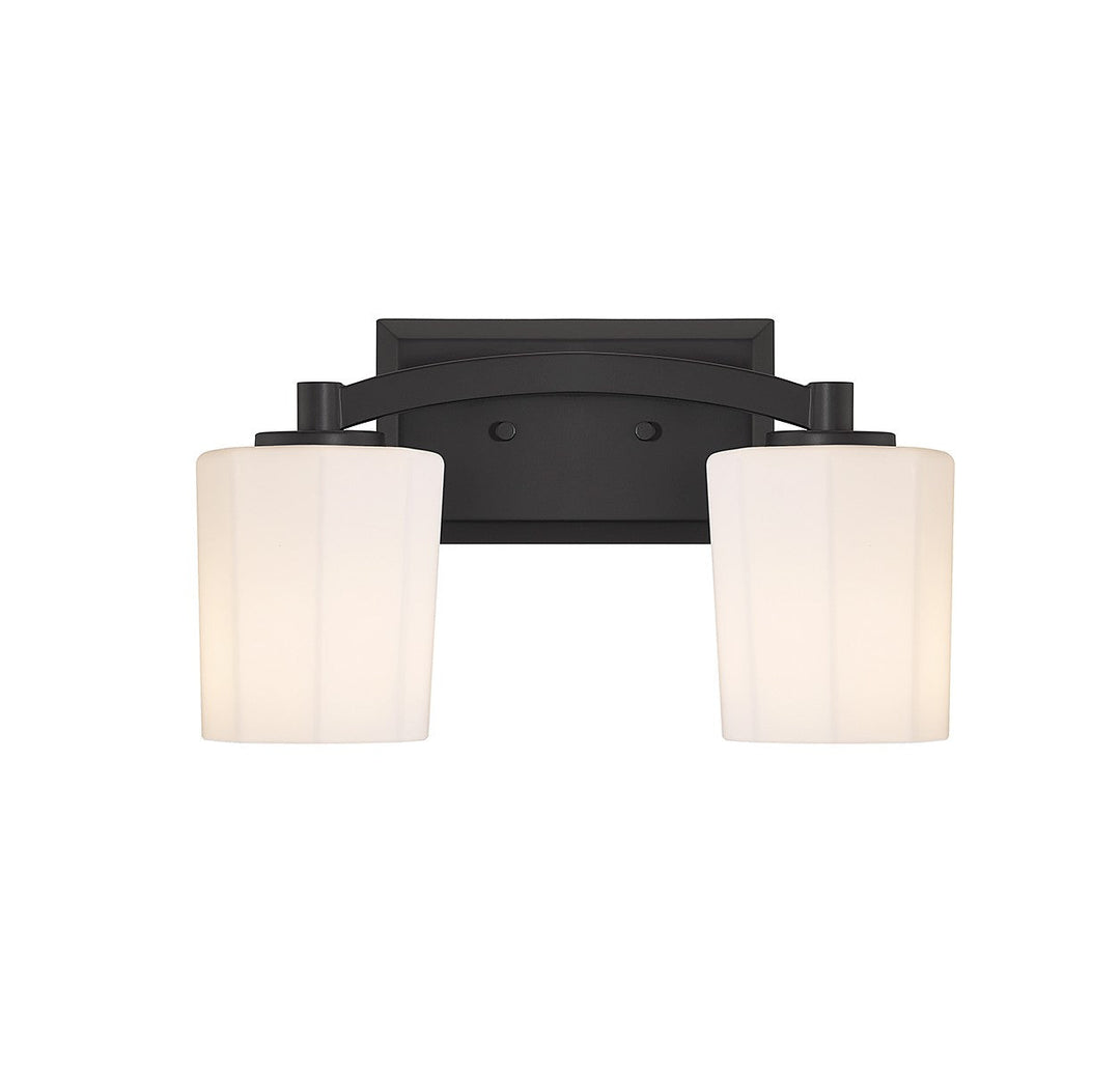 Savoy House Whitney 8-7710-2-BK Bath Vanity Light 14 in. wide - Matte Black