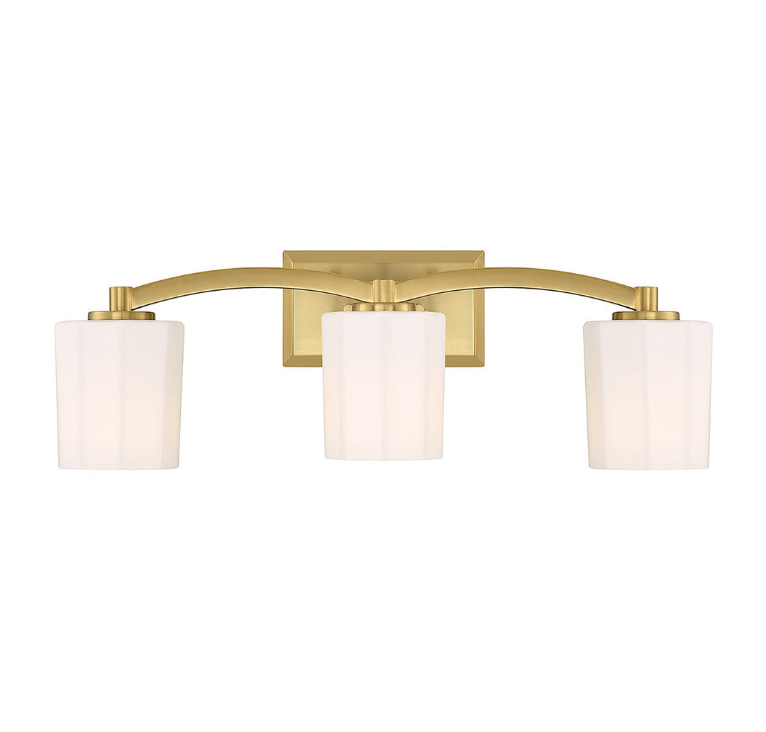 Savoy House Whitney 8-7710-3-322 Bath Vanity Light 24 in. wide - Warm Brass