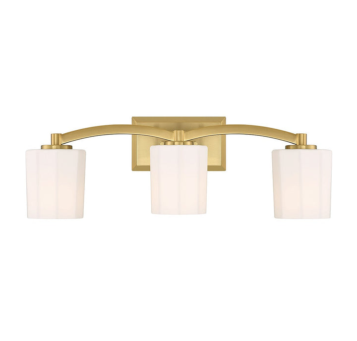 Savoy House Whitney 8-7710-3-322 Bath Vanity Light 24 in. wide - Warm Brass