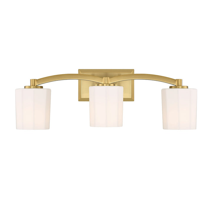 Savoy House Whitney 8-7710-3-322 Bath Vanity Light 24 in. wide - Warm Brass