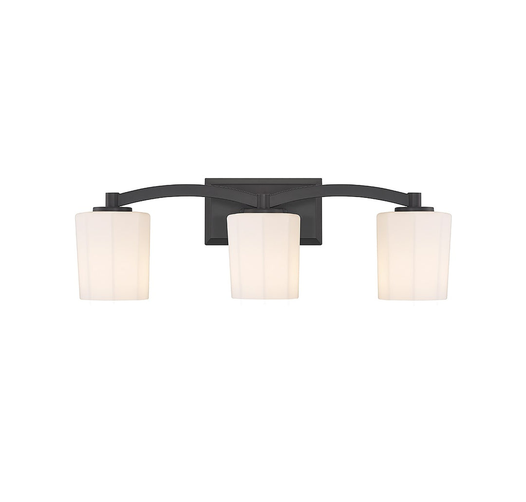 Savoy House Whitney 8-7710-3-BK Bath Vanity Light 24 in. wide - Matte Black