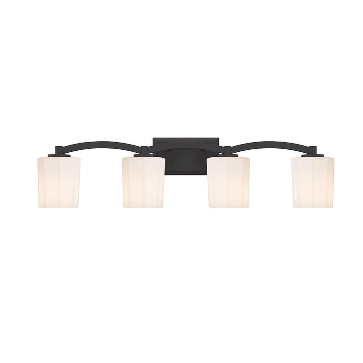 Savoy House Whitney 8-7710-4-BK Bath Vanity Light 33 in. wide - Matte Black