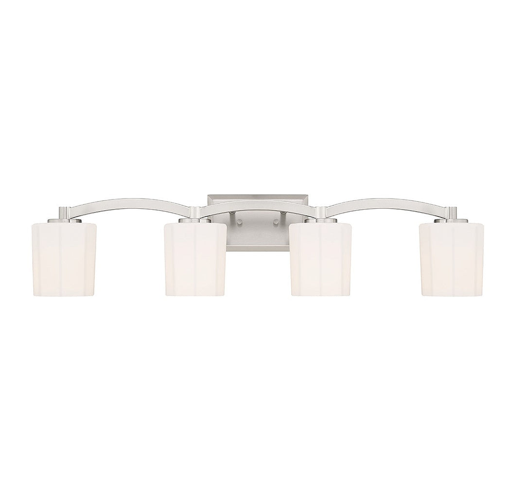 Savoy House Whitney 8-7710-4-SN Bath Vanity Light 33 in. wide - Satin Nickel