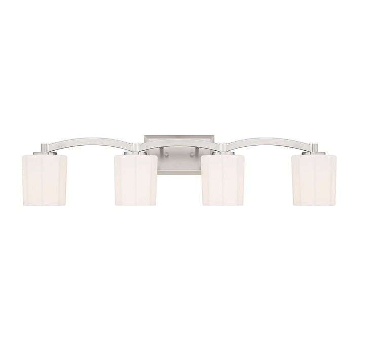 Savoy House Whitney 8-7710-4-SN Bath Vanity Light 33 in. wide - Satin Nickel