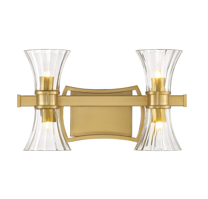 Savoy House Bennington 8-9702-4-322 Bath Vanity Light 16 in. wide - Warm Brass