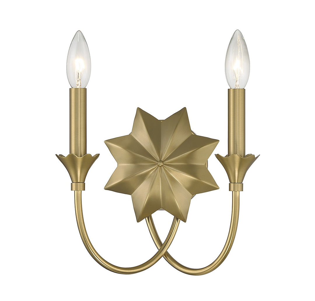 Savoy House Sullivan 9-2204-2-322 Wall Sconce Light - Warm Brass