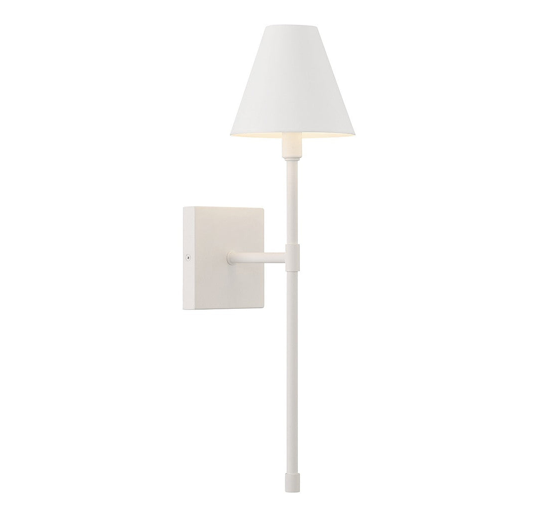 Savoy House Jefferson 9-5201-1-83 Wall Sconce Light - Bisque White