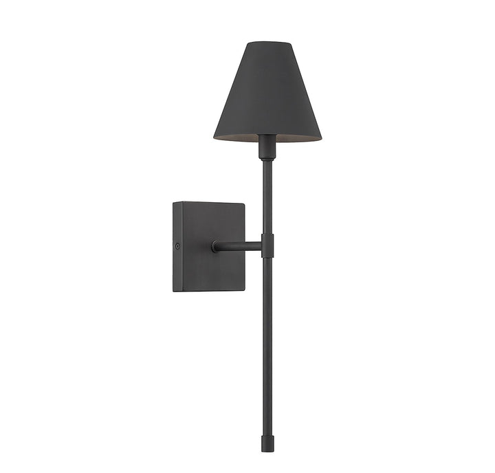 Savoy House Jefferson 9-5201-1-89 Wall Sconce Light - Matte Black