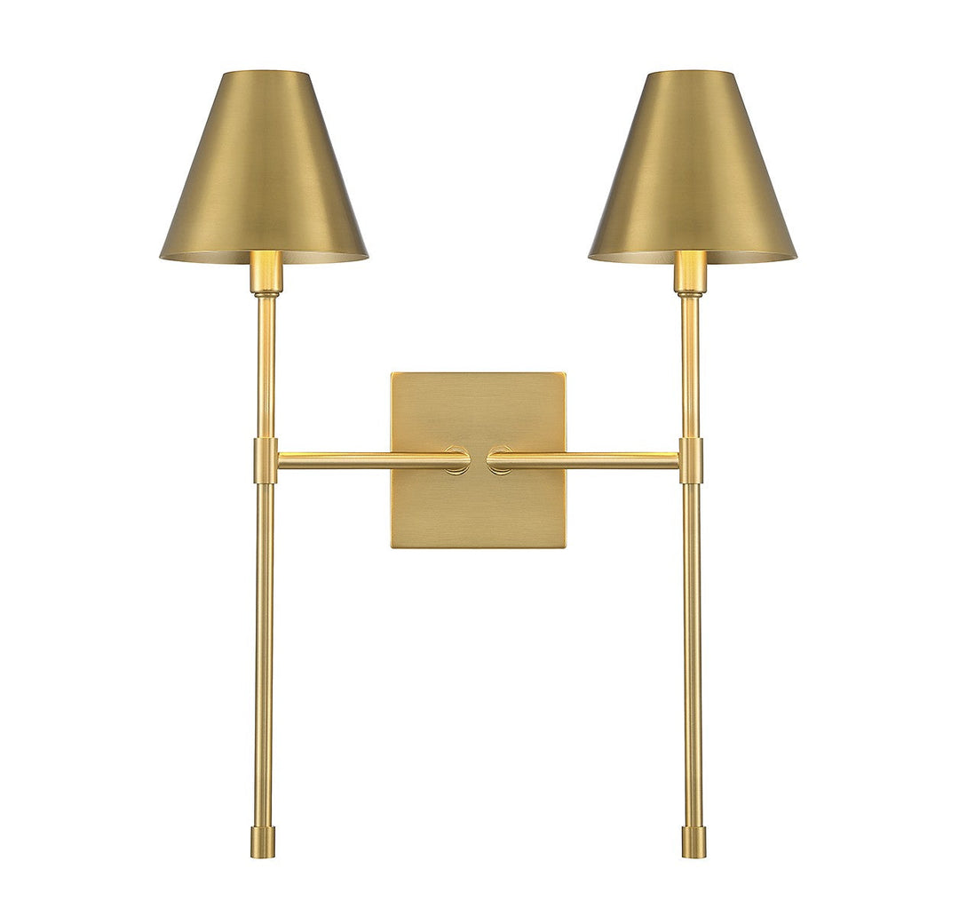 Savoy House Jefferson 9-5202-2-322 Wall Sconce Light - Warm Brass