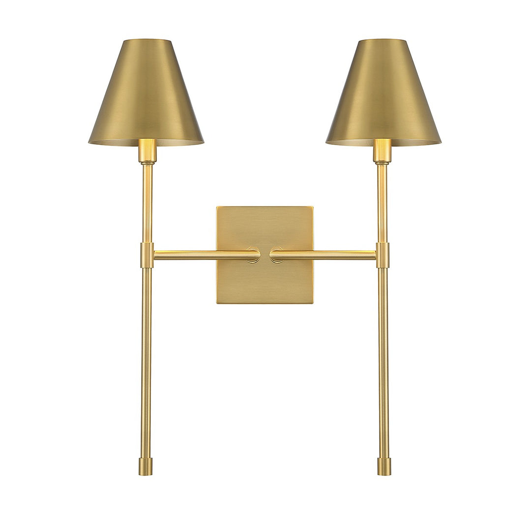 Savoy House Jefferson 9-5202-2-322 Wall Sconce Light - Warm Brass