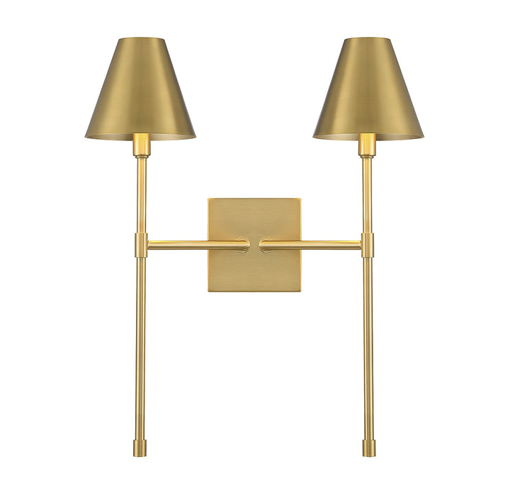 Savoy House Jefferson 9-5202-2-322 Wall Sconce Light - Warm Brass