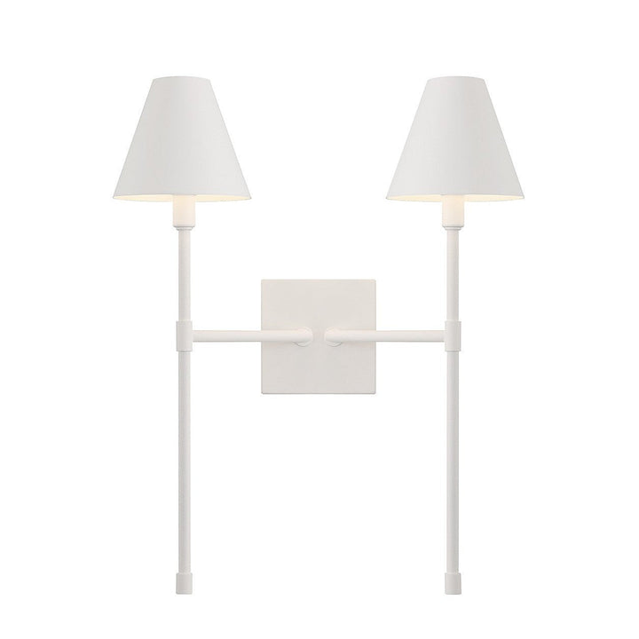 Savoy House Jefferson 9-5202-2-83 Wall Sconce Light - Bisque White