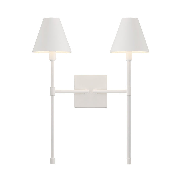 Savoy House Jefferson 9-5202-2-83 Wall Sconce Light - Bisque White