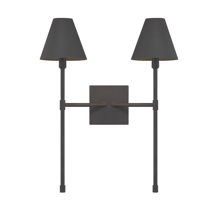 Savoy House Jefferson 9-5202-2-89 Wall Sconce Light - Matte Black