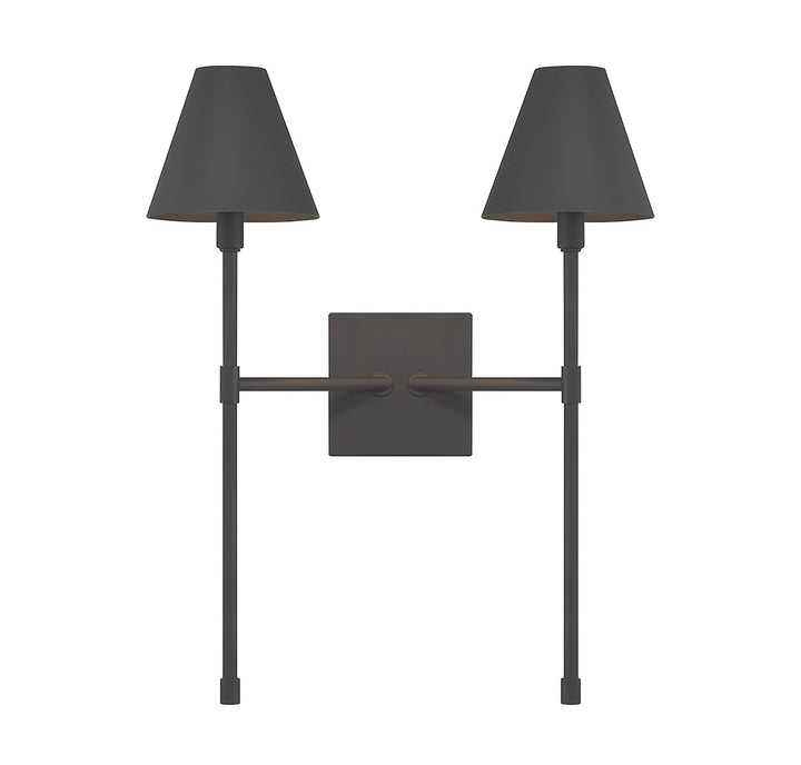 Savoy House Jefferson 9-5202-2-89 Wall Sconce Light - Matte Black