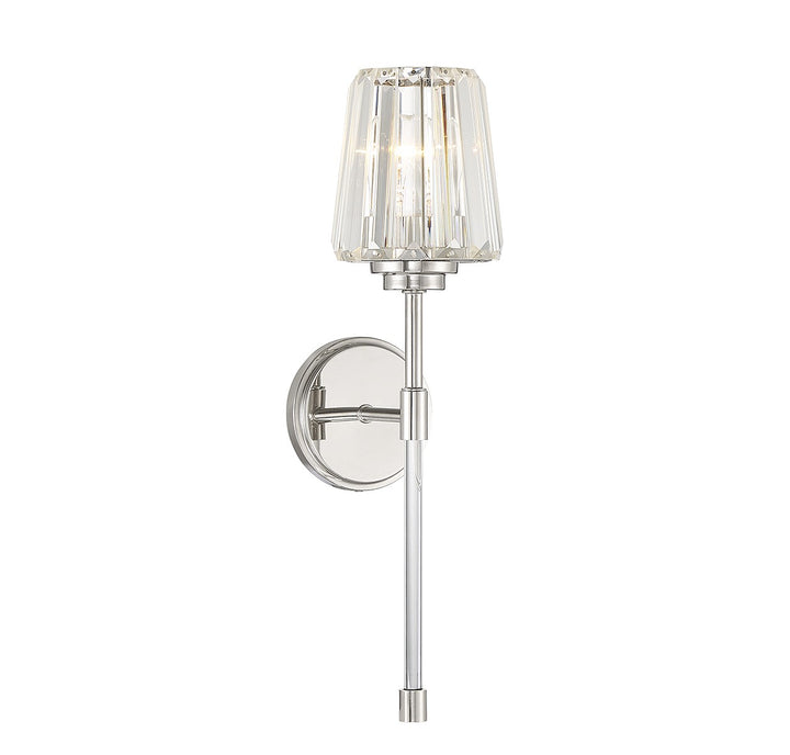 Savoy House Garnet 9-6001-1-109 Wall Sconce Light - Polished Nickel