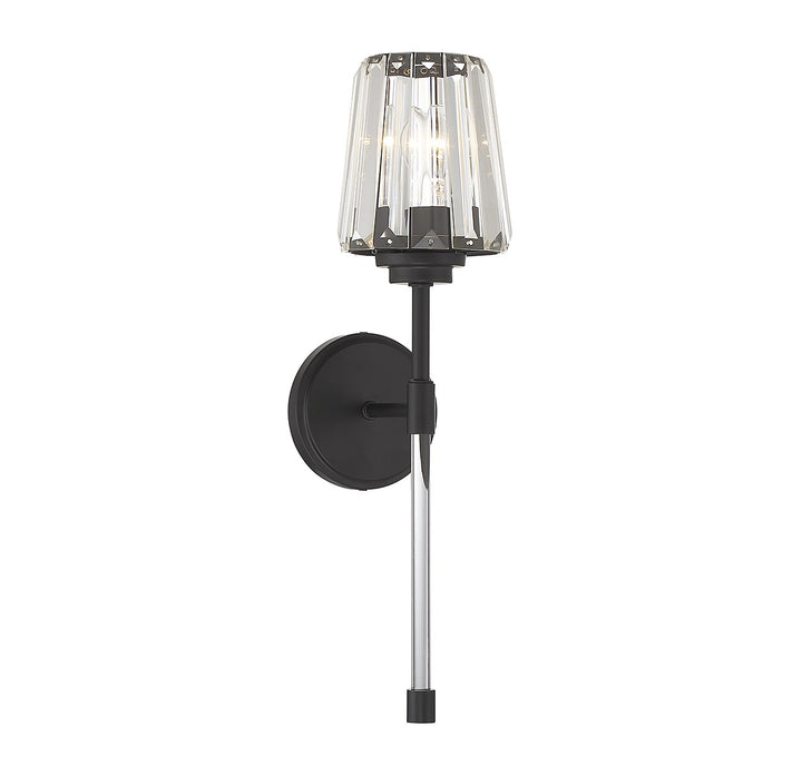 Savoy House Garnet 9-6001-1-89 Wall Sconce Light - Matte Black