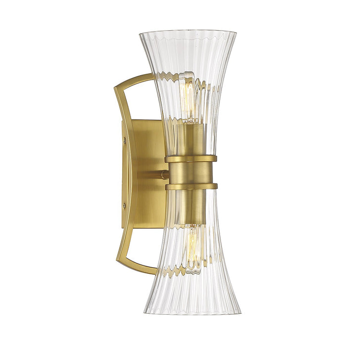 Savoy House Bennington 9-9702-2-322 Wall Sconce Light - Warm Brass