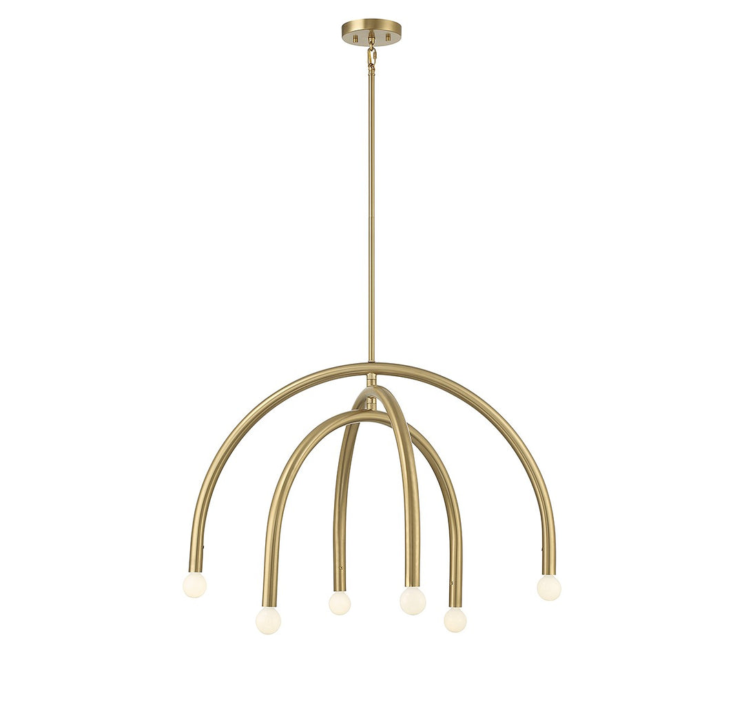 Meridian M100115NB Chandelier Light - Natural Brass