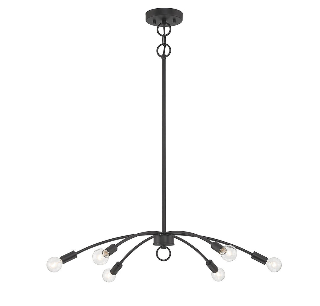 Meridian M100116MBK Chandelier Light - Matte Black