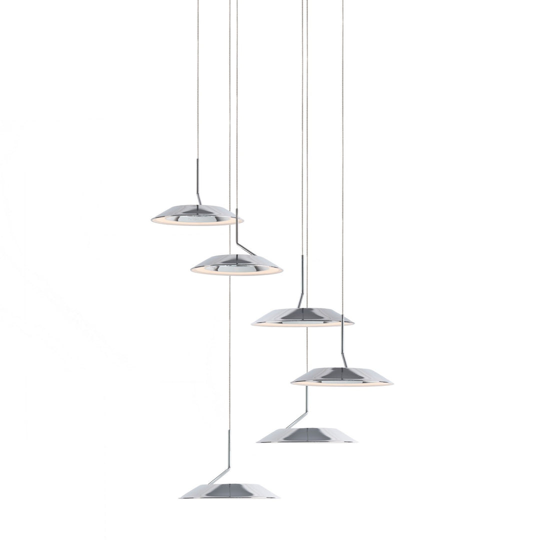 Koncept Royyo RYP-C6-SW-CRM Chandelier Light - Chrome