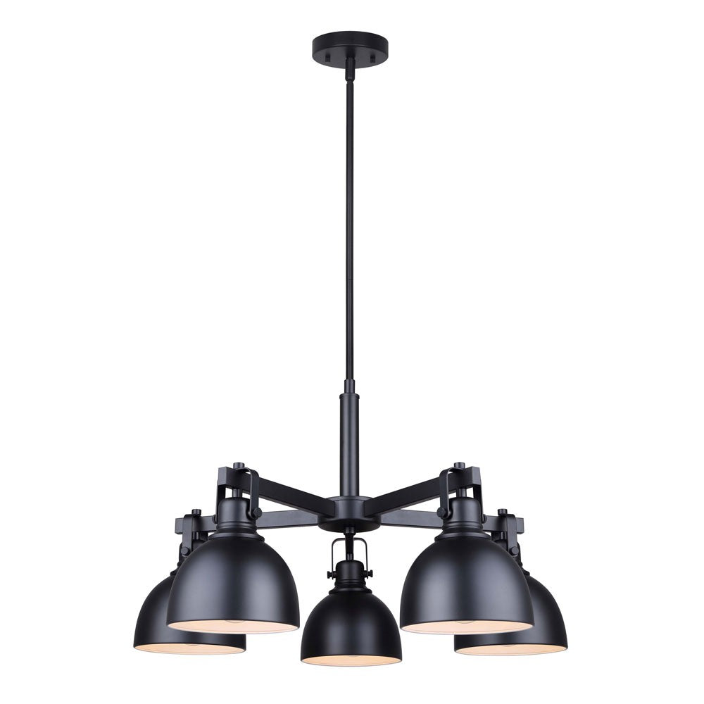 Canarm Polo ICH622A05BK Chandelier Light - Black