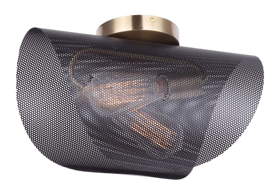 Canarm Huxlee IFM1131A15BKG Ceiling Light - Black/Gold