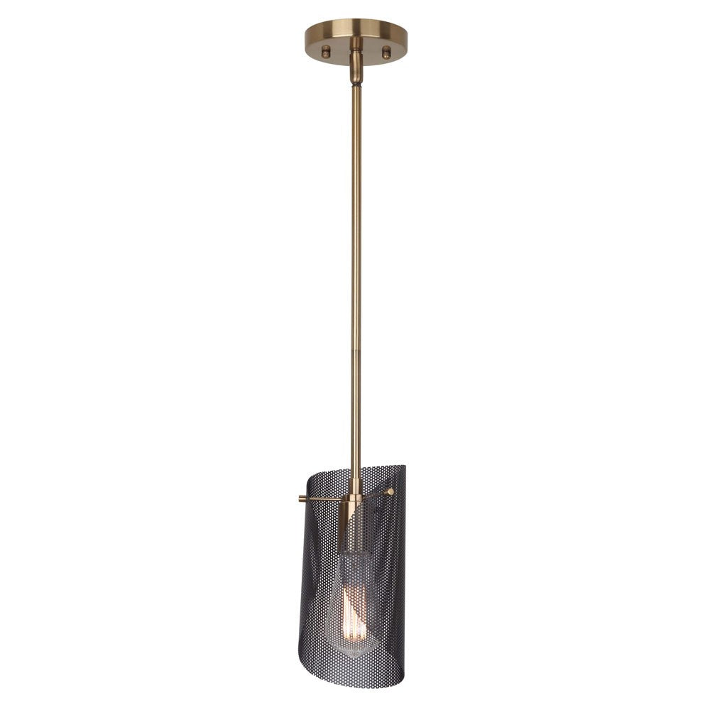 Canarm Huxlee IPL1131A01BKG Pendant Light - Black/Gold