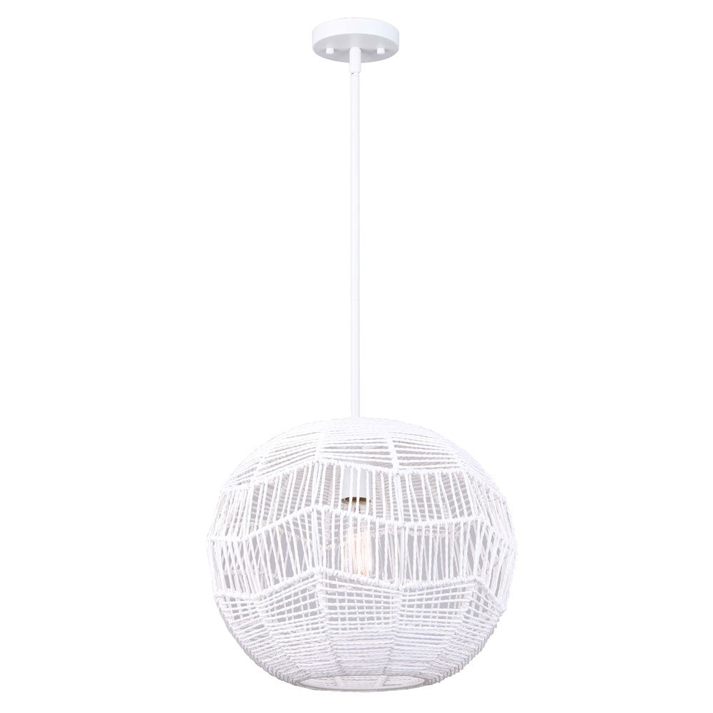 Canarm Leona IPL2036B01WH Pendant Light - White