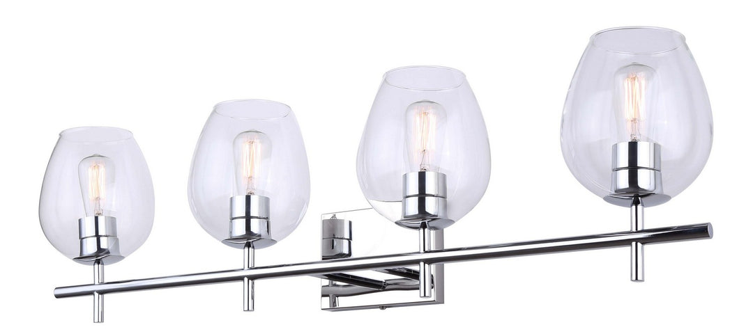Canarm Cain IVL1019A04CH Bath Vanity Light 34 in. wide - Chrome