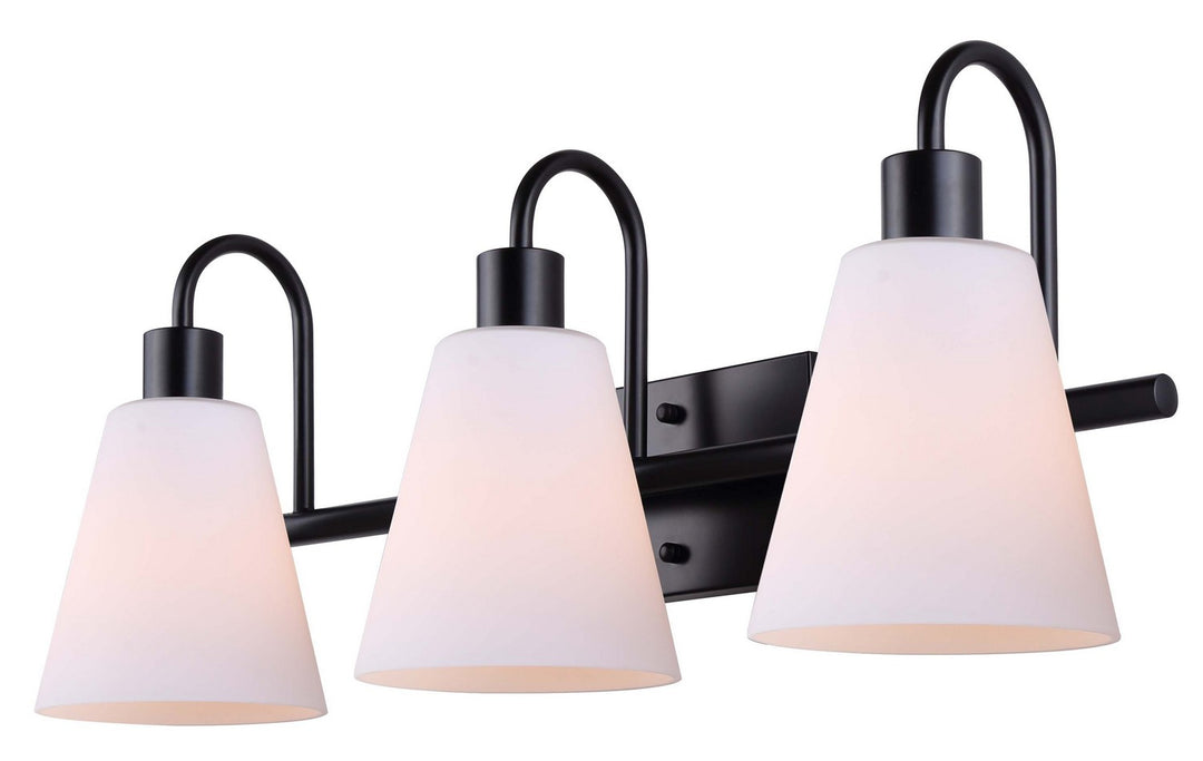 Canarm Wyler IVL1132A03BK Bath Vanity Light 26 in. wide - Black