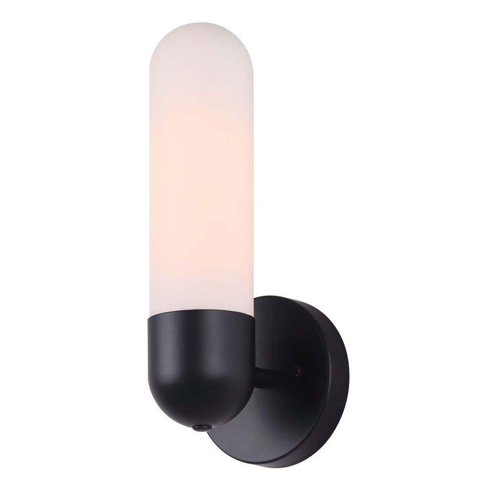 Canarm Bevin IWF1126A01BK Wall Sconce Light - Black