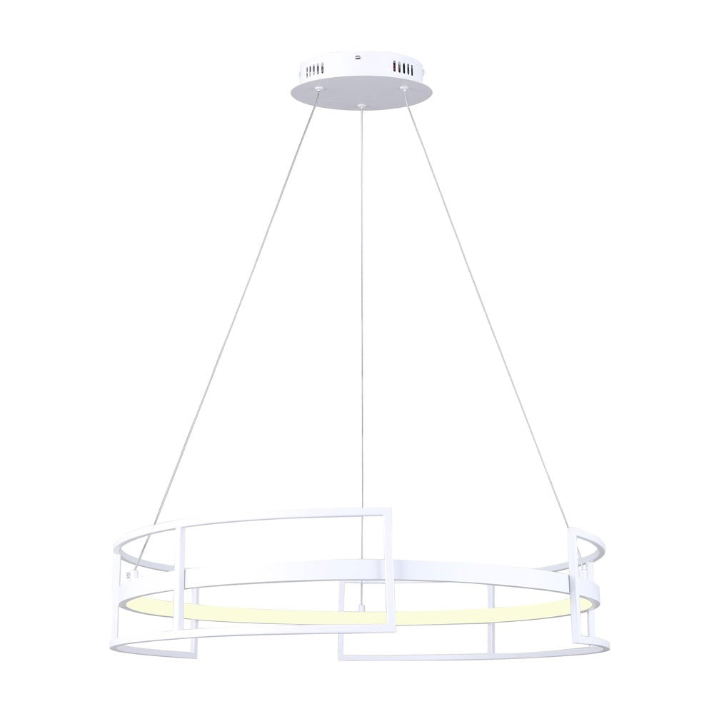 Canarm A,Pra LCH231A24WH Chandelier Light - White