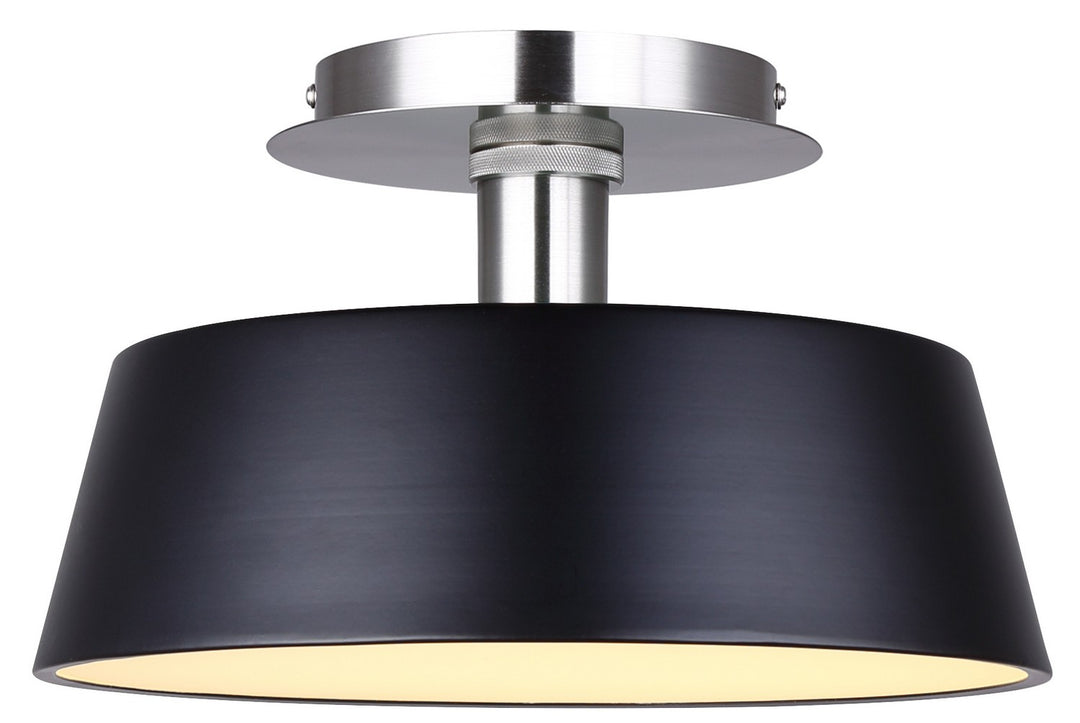 Canarm Jessa LFM263A13BKN Ceiling Light - Brushed Nickel/Black