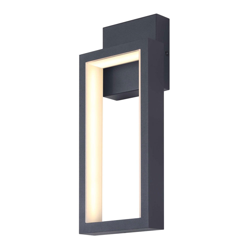 Canarm Lighting LOL602BK Modern Kalino Outdoor Black