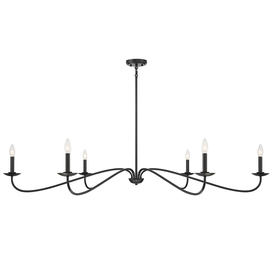 Meridian M100119MBK Chandelier Light - Matte Black